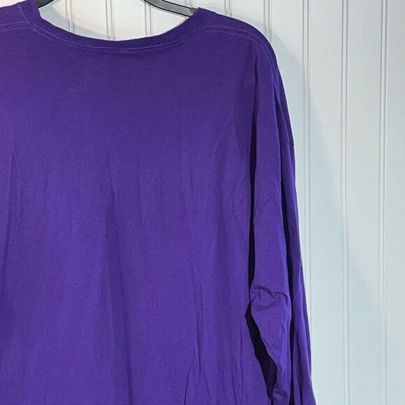 LSU Tigers Long Sleeve Tee Mens XLarge Purple And Gold Football Pro edge - Picture 11 of 11